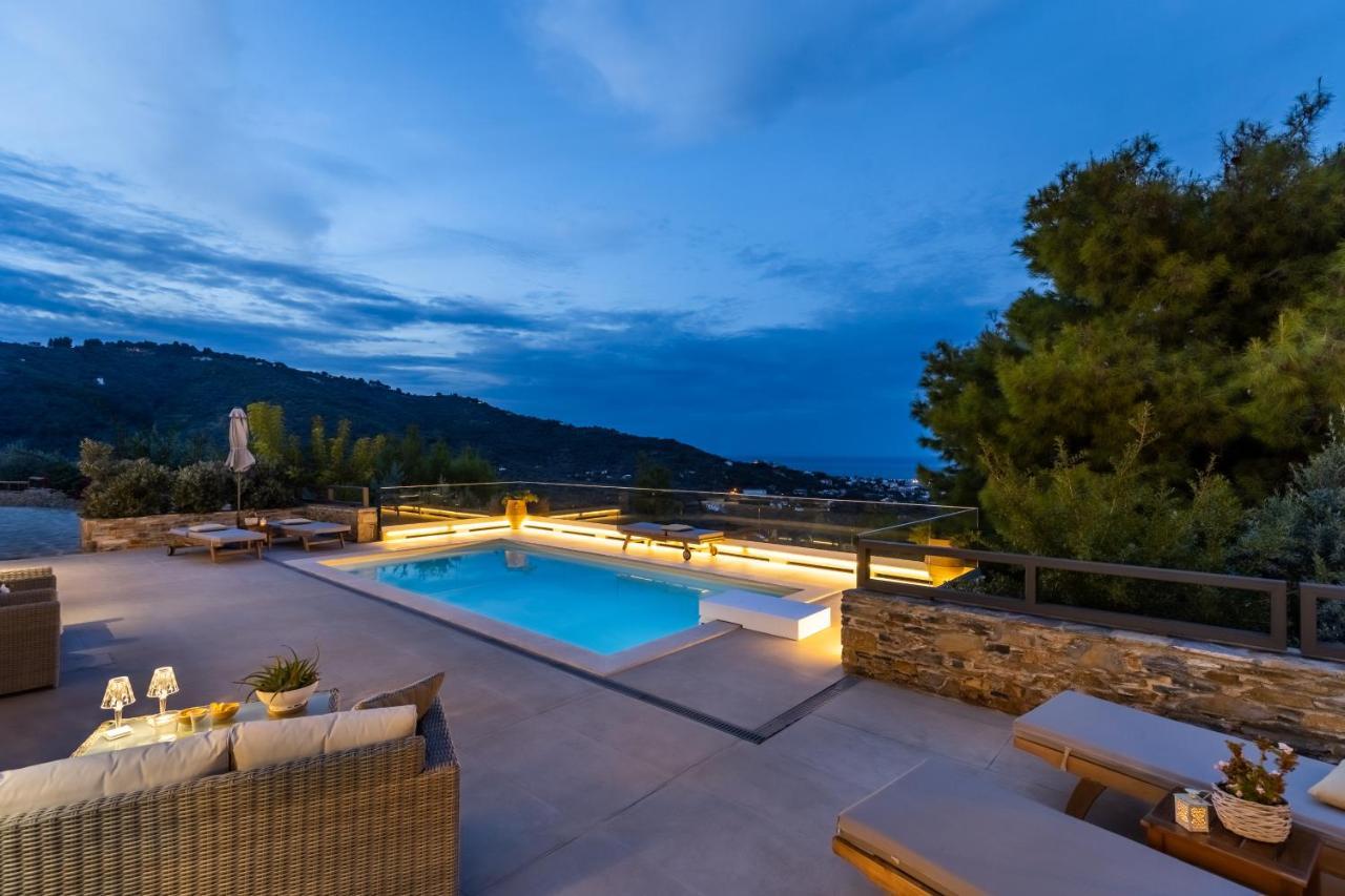 Villa Politimi Luxury Retreat Скопелос Екстериор снимка