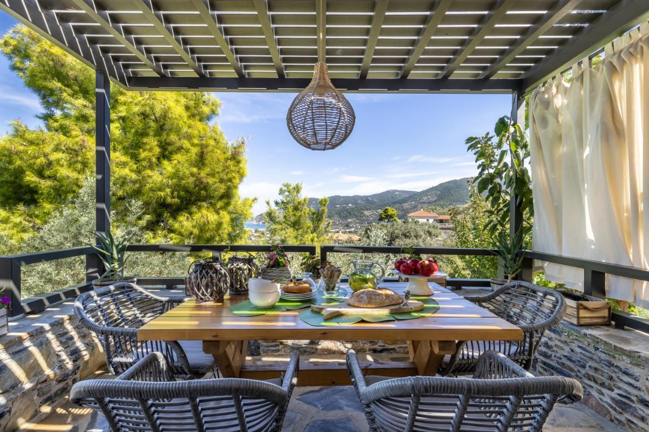 Villa Politimi Luxury Retreat Скопелос Екстериор снимка
